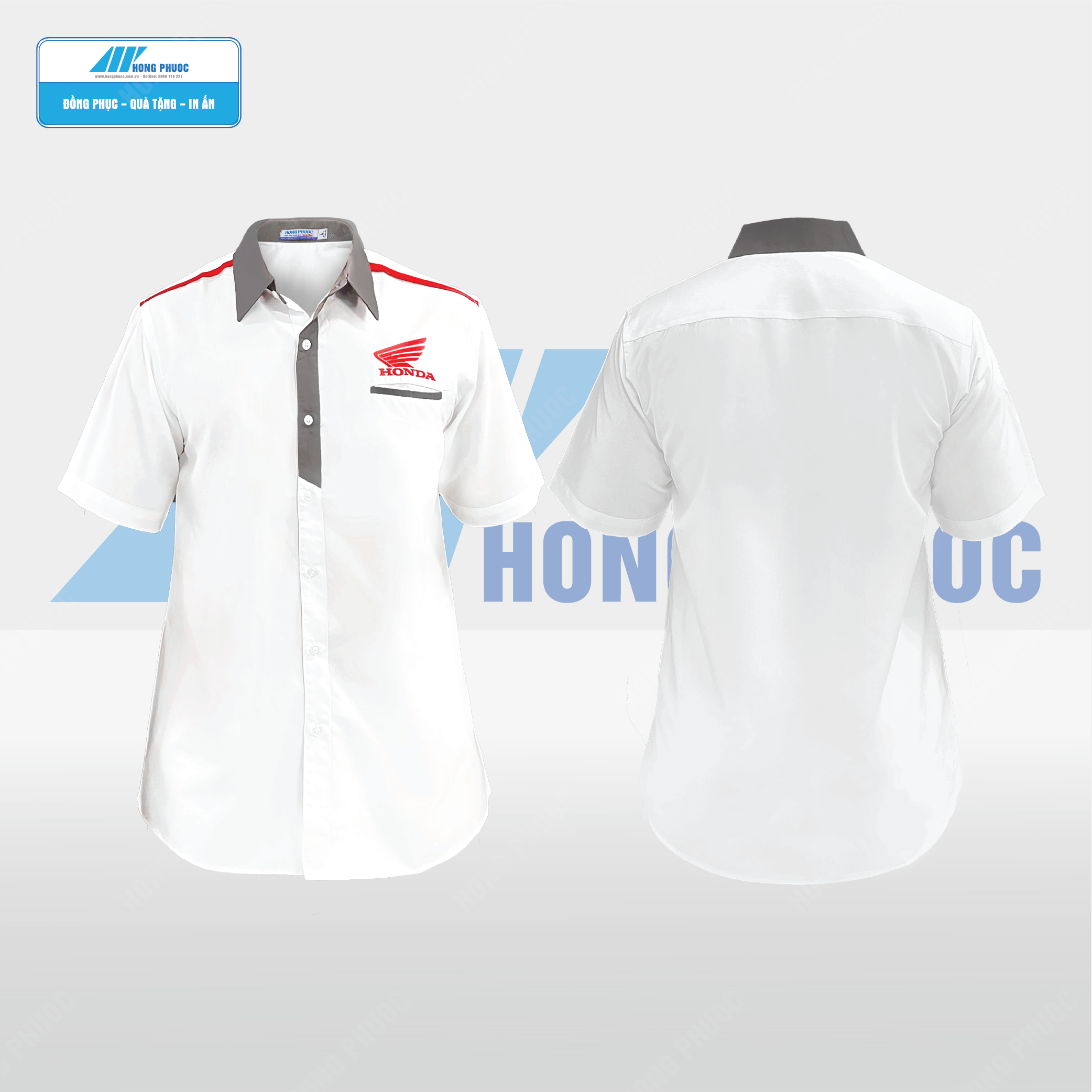 Áo sơ mi nam bán hàng Honda